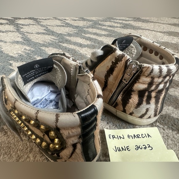 🦄 Intermix Private Edition Studded Tiger Stripe Slides - Picture 7 of 15